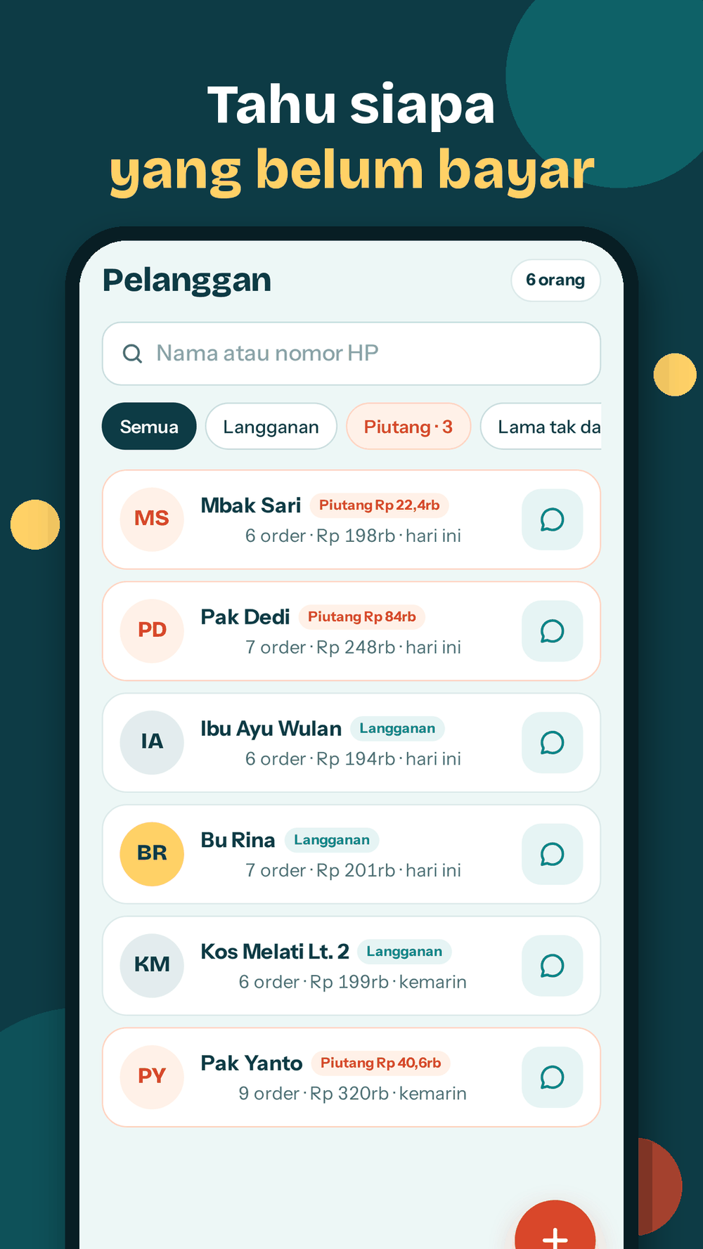 Piutang pelanggan